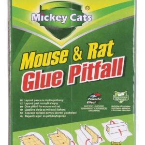 Doska Mickey Cats, 22x17 cm, lepová pasca na myši a potkany, Poison-Free