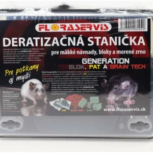Deratizačná stanička pre potkany Floraservis