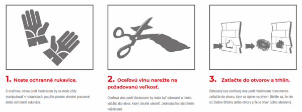 Oceľová vlna na odpudzovanie myší a potkanov – Rodent Stop SWISSINNO - Image 6