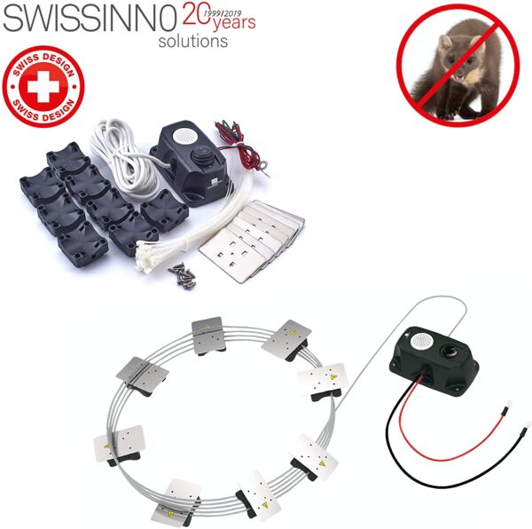 Odpudzovač do automobilu Kuna STOP & šok SWISSINNO 12 V / DC