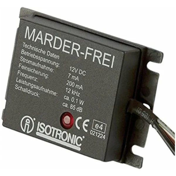 Odpudzovač hlodavcov do auta Isotronic M405, 12kHz