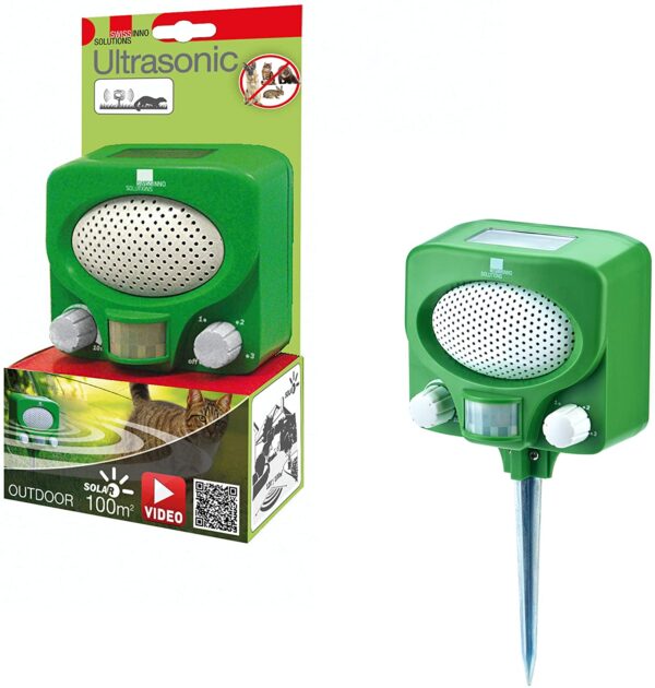 Solarny ultrazvukovy odpudzovac zvierat SWISSINNO PRO 4