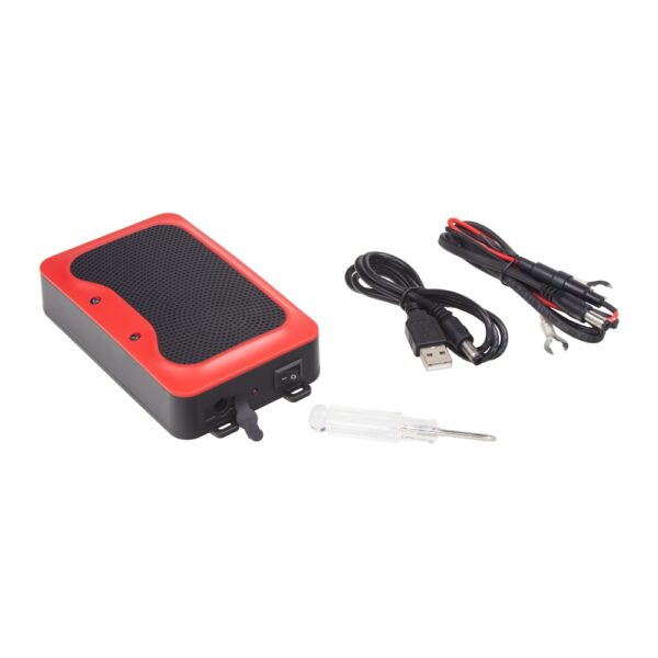 Univerzálny odpudzovač kún, hlodavcov a mačiek CARCLEVER CAR 6a (230V, 12V, USB-C, AA batérie) - Image 3
