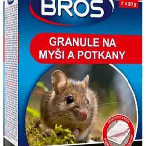 BROS Granulát na myši a potkany 7x 20g - 140 g