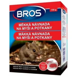 BROS Mäkká návnada proti hlodavcom 150g