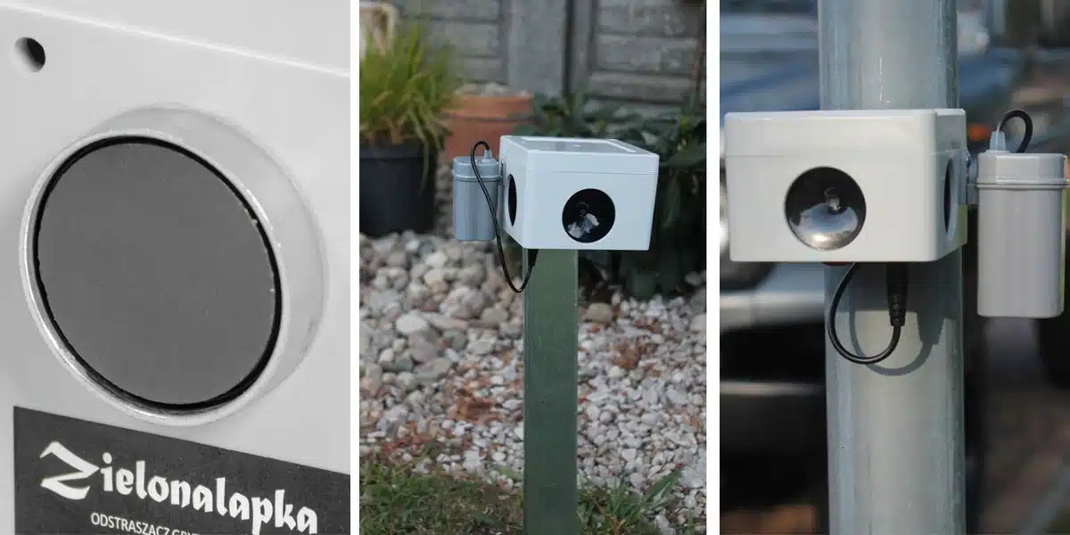 Ultrazvukový odpudzovač hlodavcov Dragon Ultrasonic CH360 – vonkajšie použitie