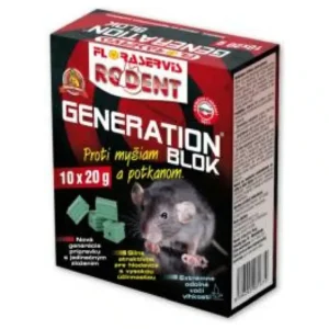 GENERATION BLOK proti myšiam a potkanom Floraservis