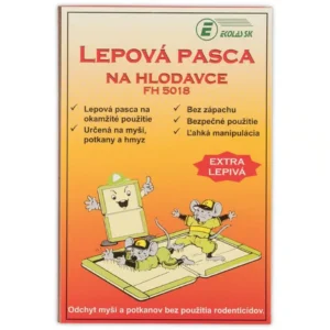 Kartónová lepová pasca na hlodavce vo forme knižky FH-5018