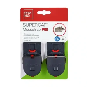 SWISSINNO® Mousetrap PRO SuperCat – pasca na myši s patentovaným mechanizmom.