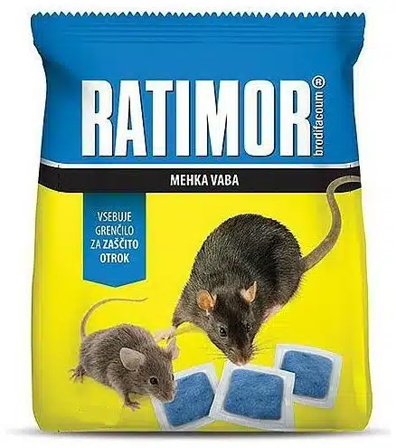 RATIMOR MAKKÁ NÁVNADA Brodifacoum vrecko 120g