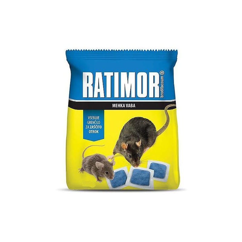 RATIMOR MAKKÁ NÁVNADA Brodifacoum vrecko 120g