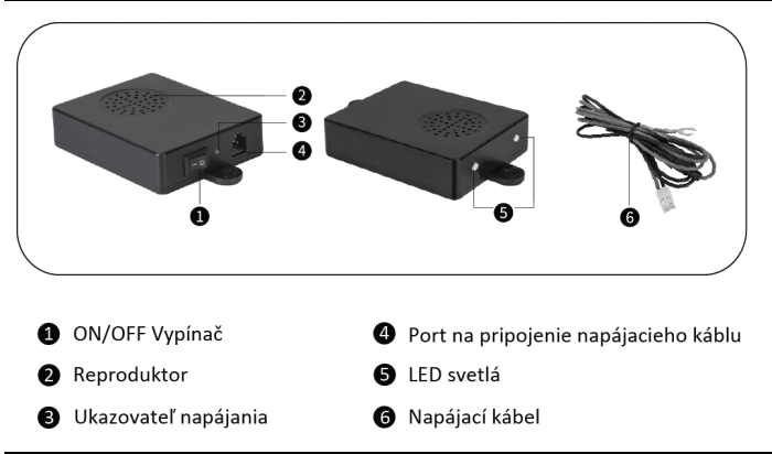 Ultrazvukovy odpudzovac hlodavcov do auta