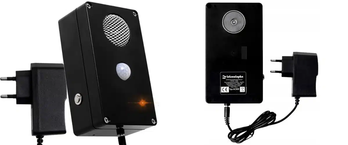 Vodotesný, ultrazvukový plašič kún, líšok a ďalšej zveri DRAGON ULTRASONIC AC900 – Obrázok 14