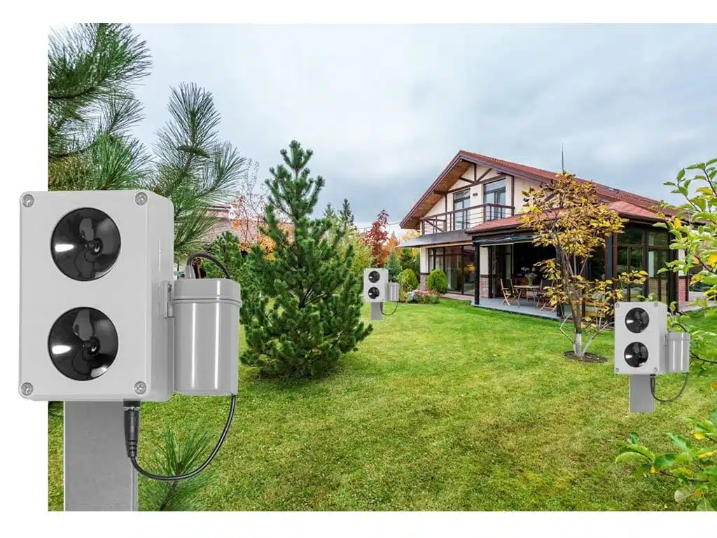 Vodotesný ultrazvukový plašič na kuny, myši a potkany DRAGON ULTRASONIC CH200 – napájanie na batérie 4×AA – Obrázok 2