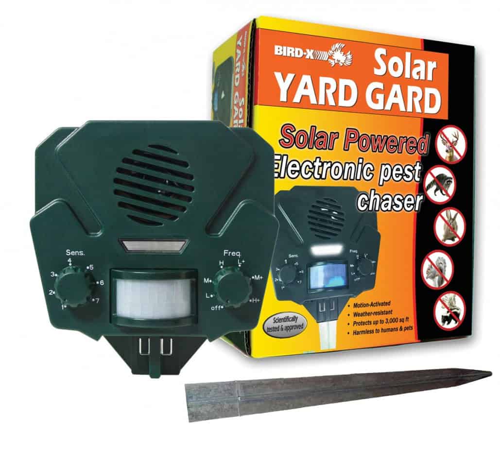 Bird-X Yard Gard Solar – solárny odpudzovač škodcov – Obrázok 8