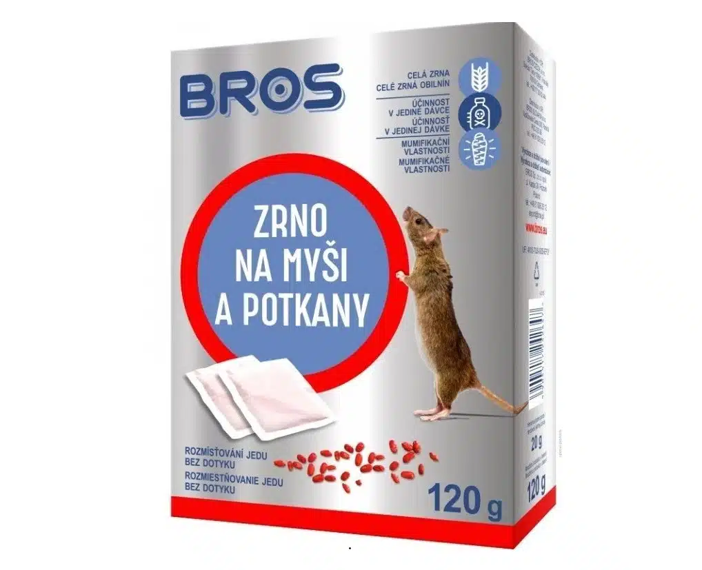 BROS Zrno na myši a potkany 120 g