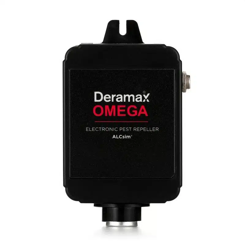 Deramax®-Omega – Ultrazvukový plašič kún a hlodavcov II. generácie s technológiou ALCsim®, dosah 450 m² – Obrázok 2