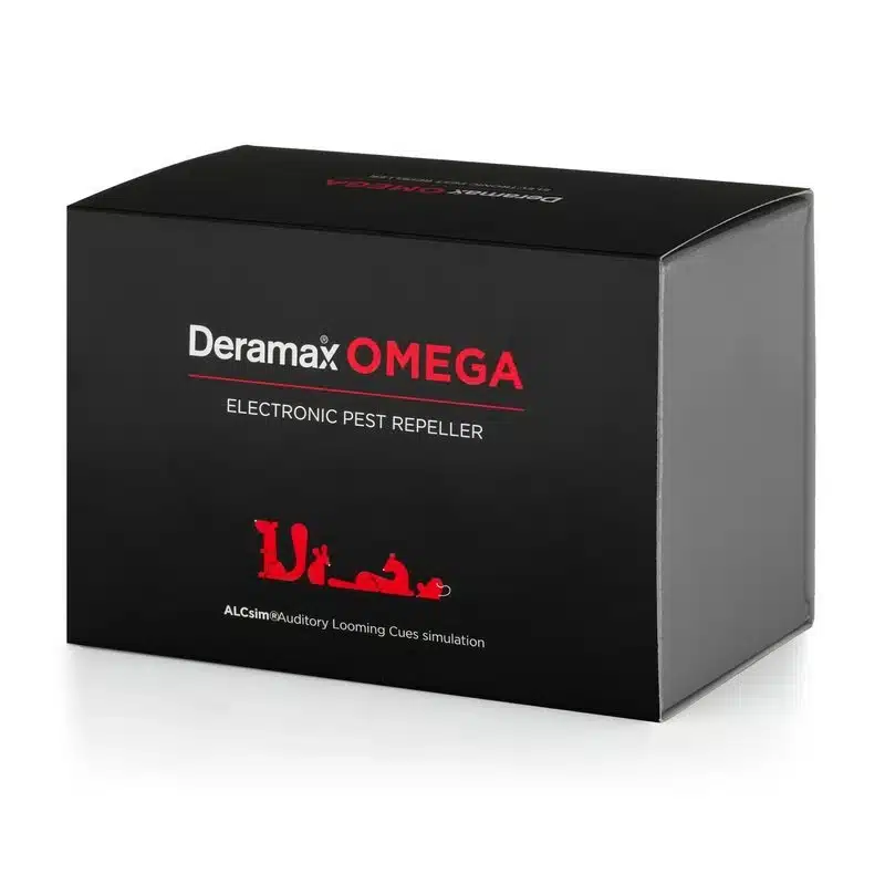 Deramax®-Omega – Ultrazvukový plašič kún a hlodavcov II. generácie s technológiou ALCsim®, dosah 450 m² – Obrázok 5