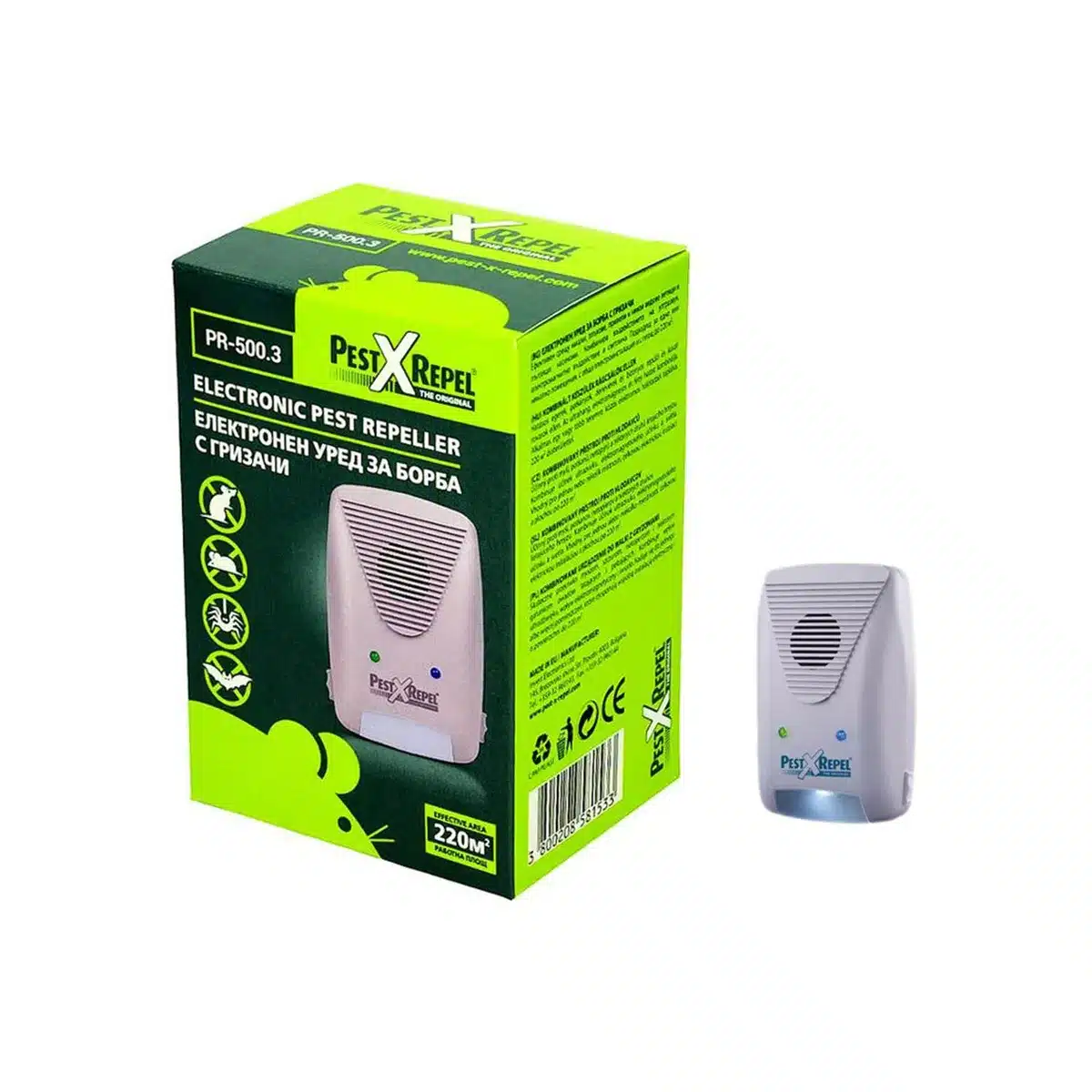 Elektronický plašič hlodavcov PestXRepel PR-500.3