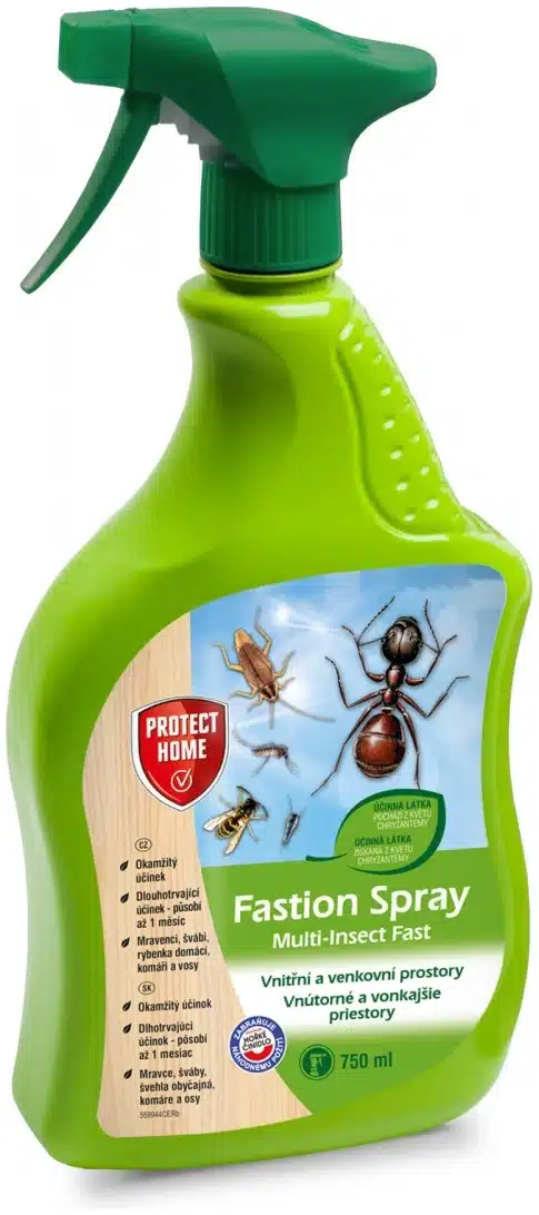 FASTION spray 750 ml – insekticíd proti lietajúcemu a lezúcemu hmyzu v spreji