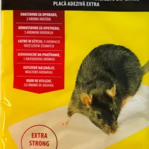 Lepová pasca na myši a lezúci hmyz bez jedu