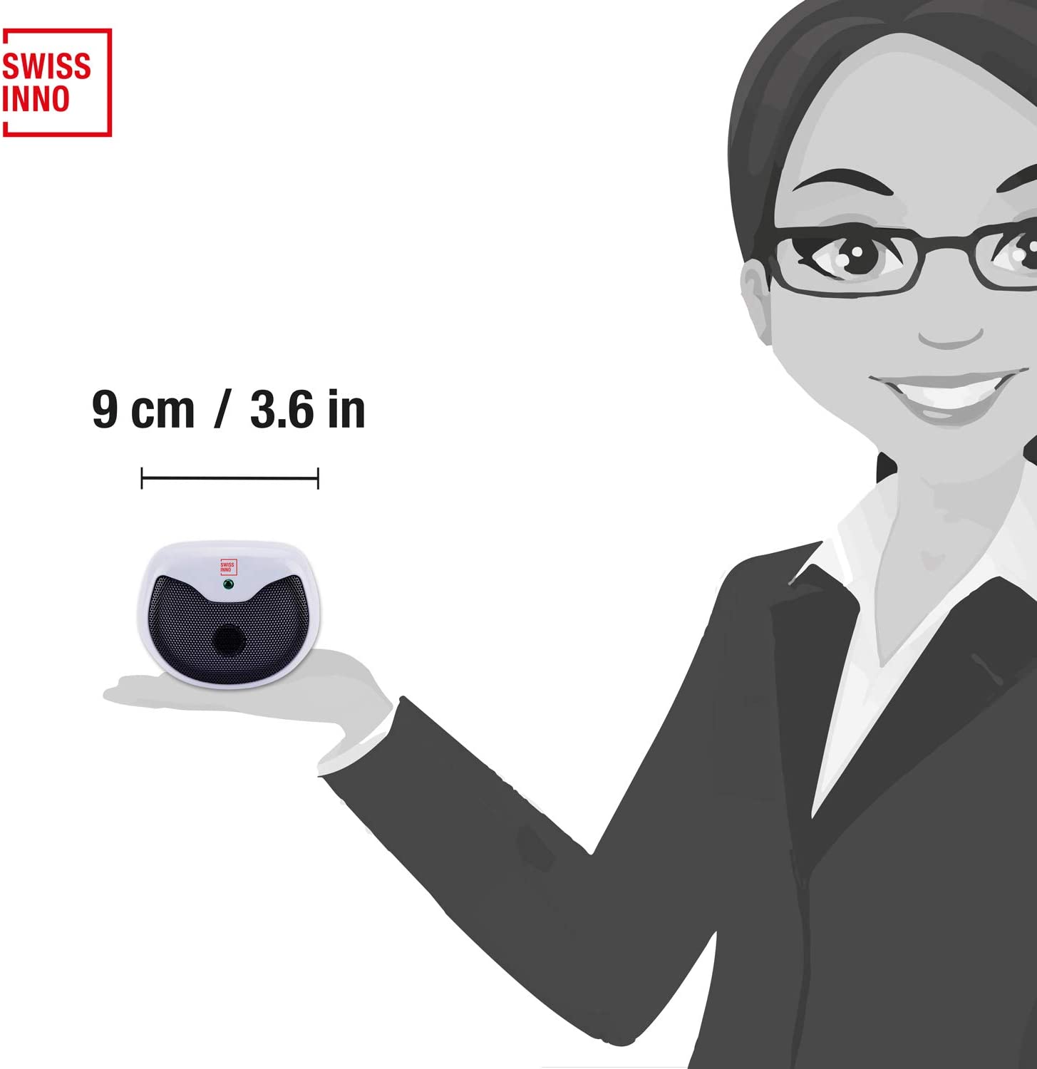Mini ultrazvukový odpudzovač hlodavcov SWISSINNO 15m2