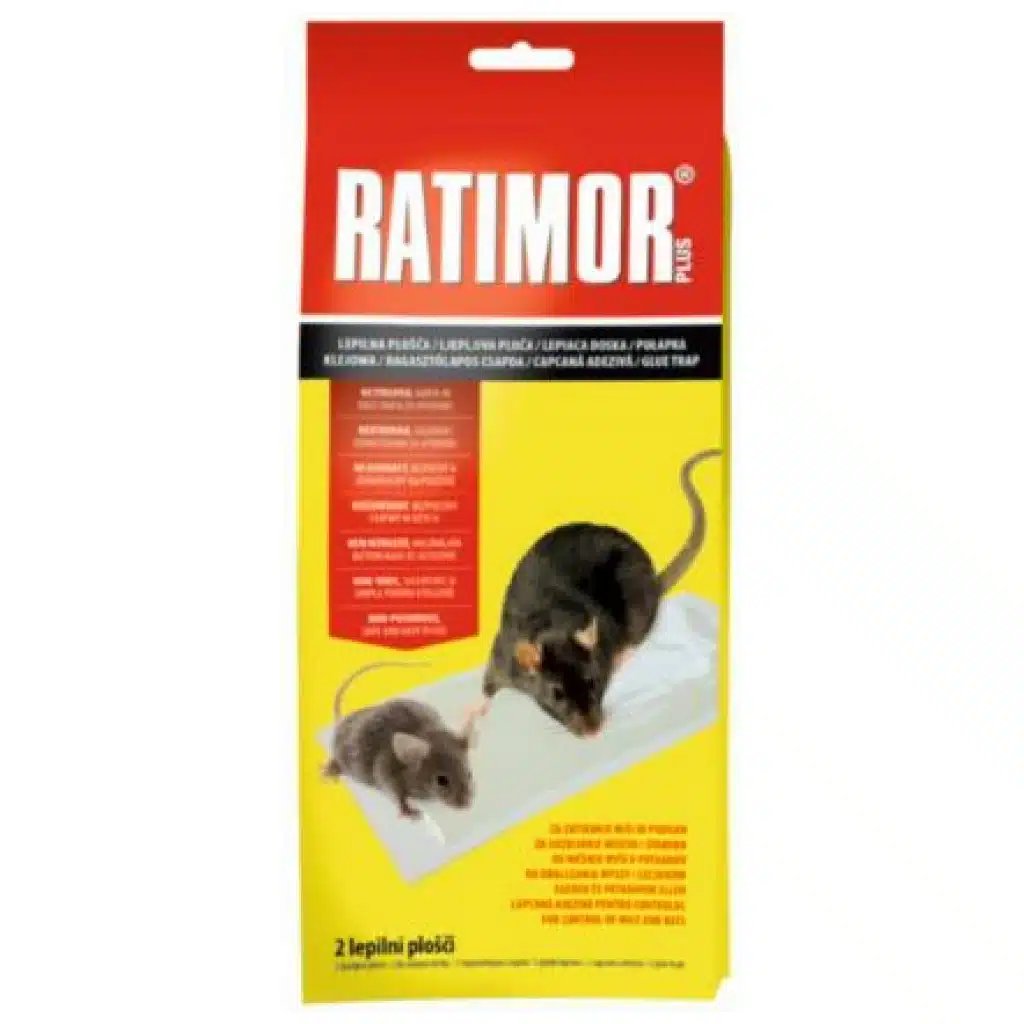 RATIMOR® Plus lepiaca pasca na myši a potkany – balenie 2 ks