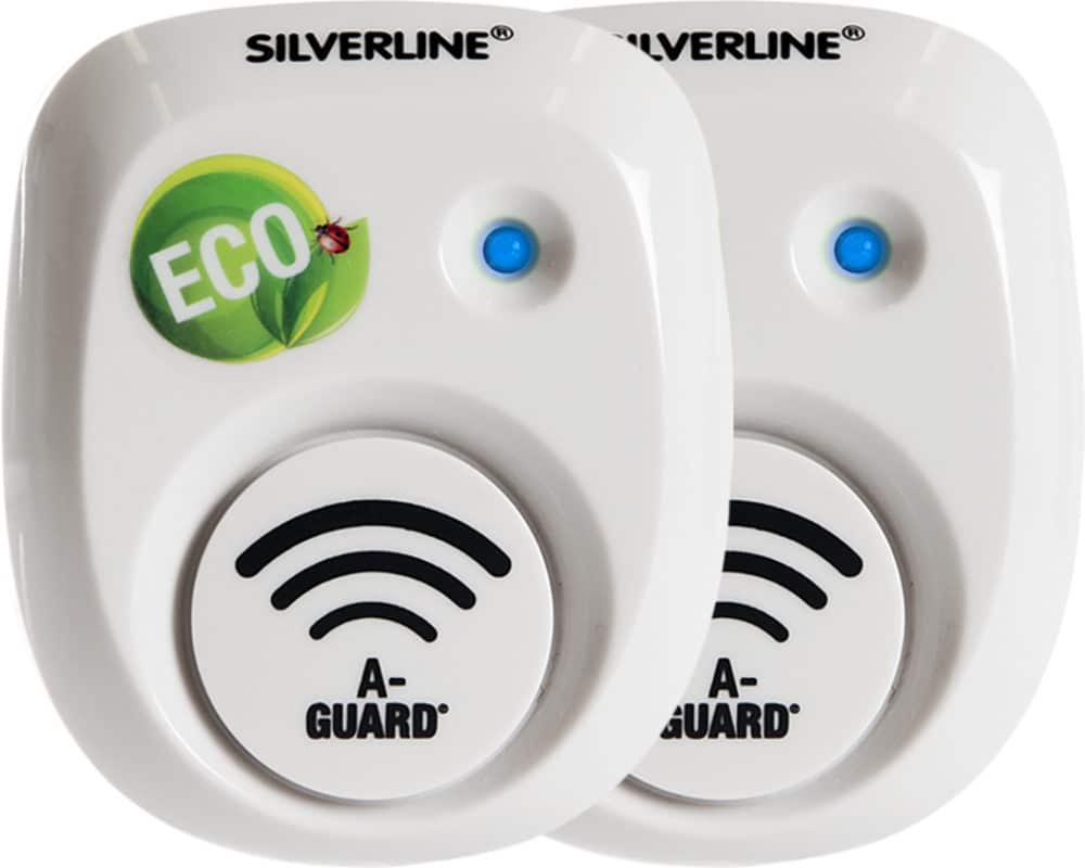 Ultrazvukový odpudzovač myší a potkanov Silverline® IN 25304 s technológiou A-Guard® na efektívnu ochranu domácnosti.