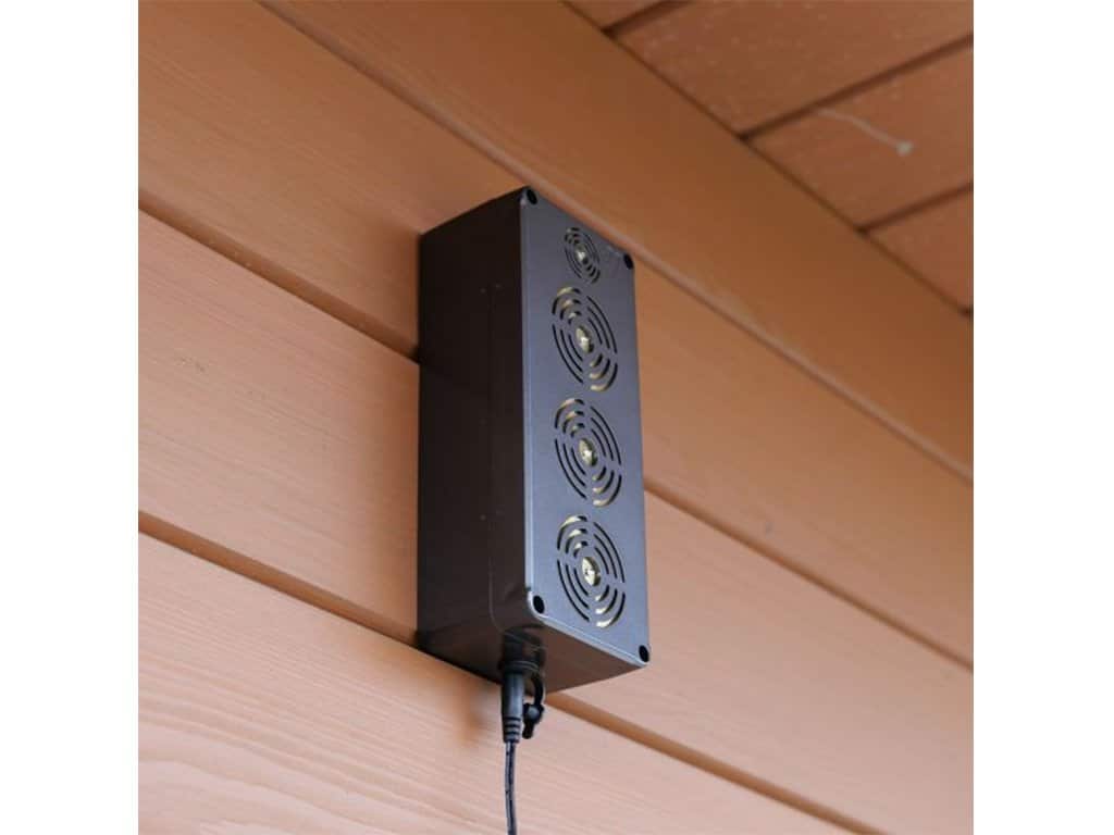 Vodotesný, ultrazvukový odpudzovač na kuny, myši a potkany VIANO OD16 KING LED – Obrázok 8