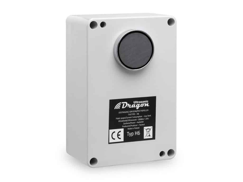 Vodotesný ultrazvukový plašič na kuny, myši a potkany DRAGON ULTRASONIC H6