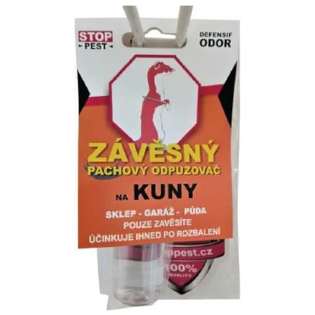 Závesný odpudzovač kún Stop Pest Rýchla ochrana auta a podkrovia